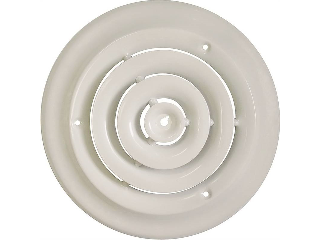 Worldwide Sourcing Round Ceiling Diffuser, 6 In Wide