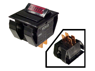 Lighted On-Off Rocker Switch, DPST