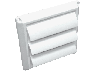 Plastic Louver Cover, 4 In