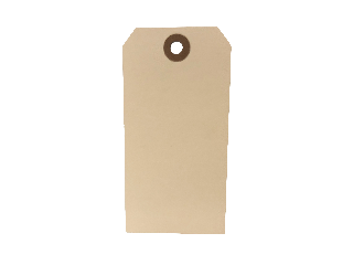 Paper Shipping Tag With String (Sizes)