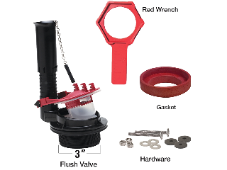 Flush Valve Repair Kit, 3 In