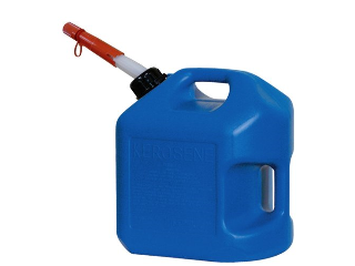 Plastic Kerosene Can 5 Gallon Blue