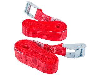 1 In x 13 Ft Lashing Strap, 2 Pack