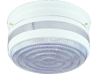 Round 2 Bulb Ceiling Fixture, 10 In