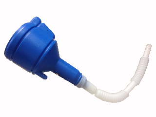 Quart Bottle Funnel with Flexible Hose