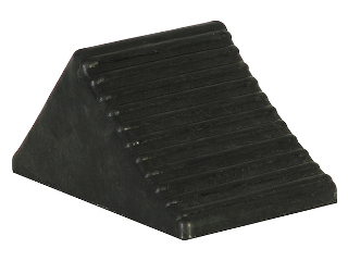 Rubber Wheel Chock, 5 In x 6 In 5 In