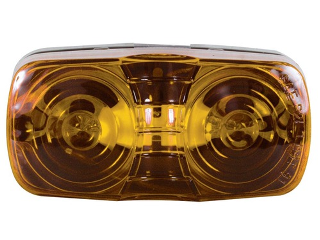 Low Profile Reflective Clearance Light Amber