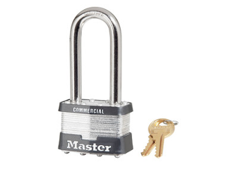 Commercial 3KALH Keyed Padlock, 1-9/16 In W Body