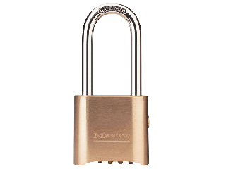 Resettable Combination Padlock #176LH 2 In Wide 2-1/4 In Shackle