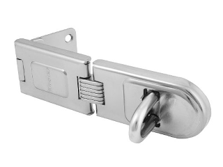 Single Hinge Hasp 6-1/4" Master Zinc Steel