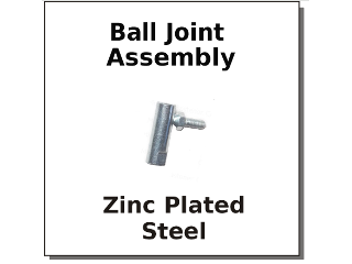 Zinc Plated Ball Joint Assembly (Sizes)