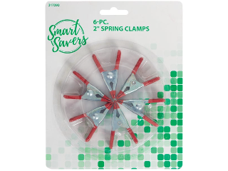 Metal Spring Clamp Set, 6 Pc