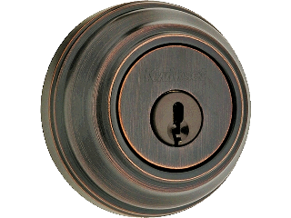 Single Cylinder Deadbolt, Bronze