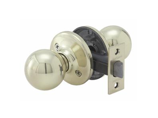 Passage Lockset Polo 200P Grade 3 Polished Brass