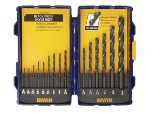 Irwin Black Oxide Drill Bit Set, 15 Pc