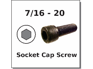 7/16-20 Fine Socket Cap Screw (Lengths)