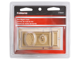 ProSource 6296453-PS Night Latch, Brass