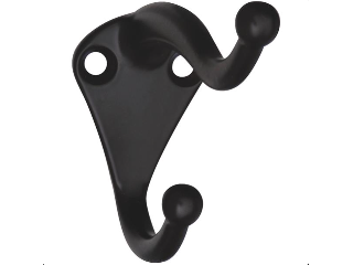 Coat and Hat Hook, Oil Rubbed Bronze