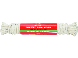 Cortton Braided Sash Cord #8 (1/4 In) x 50 Ft