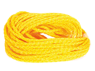 Hollow Braided Poly Rope #8 x 50 Ft Yellow