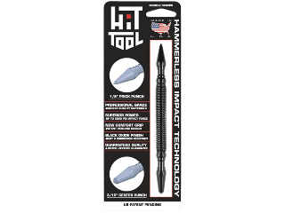 HIT Tool Spring Loaded Hammerless Combo Punch Tool