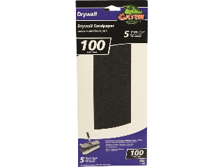 Drywall Screen Sand Paper 11 1/4 In x 4 1/4 In, 100 Grit