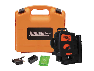 Johnson Self-Leveling 3 x 360° Laser with GreenBrite Technology