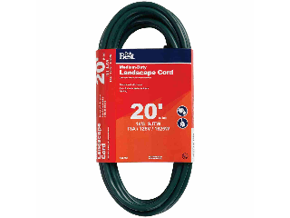 Green Outdoor Extension Cord 16/3 (Lengths)