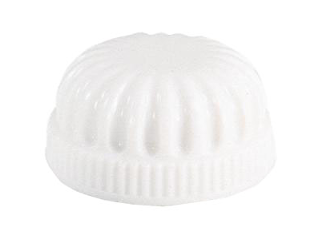 White Lock Up Cap, 2 Pack