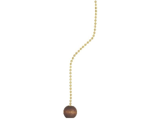 Replacement Wood End Beaded Pull Chain, 36 In