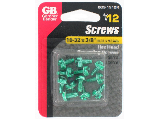 Grounding Screws, 12 Pack