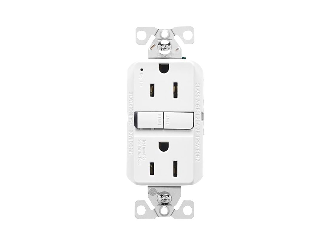 GFCI Duplex Receptacle, 15 amp  White