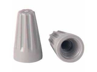 Gray Cap Wire Connector, 22-16 AWG  25 Pack