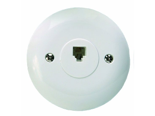 Round Plate Telephone Jack