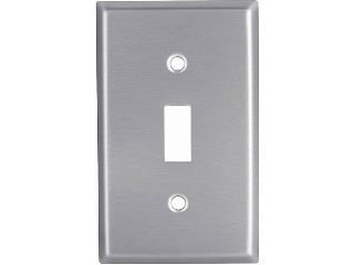 Stainless Steel Switch Plate, 1 Gang