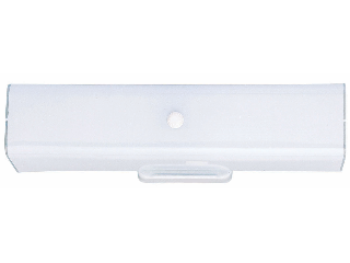 White Base Wall Fixture, 2 Light