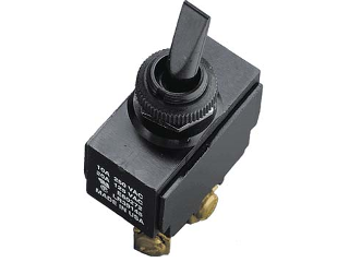 Double Insulated Heavy Duty Toggle Switch, Spade Terminals