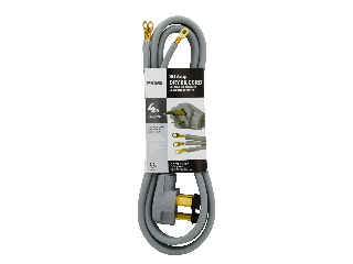 Replacement 10/3 SRDT 30A Flat Dryer Cord, 4 Ft