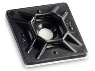 Cable Tie Mount Base , Black