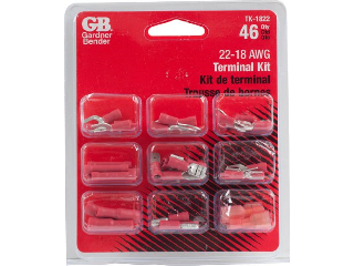 Terminal Kit, 18-22 AWG  46 Piece