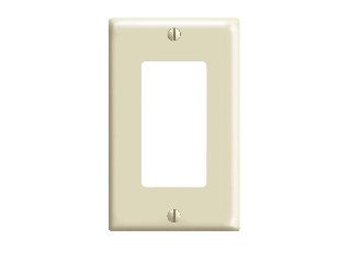 Oversized 1 Gang Decora Wall Plate, Ivory