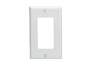 Oversized 1 Gang Decora Wall Plate, White