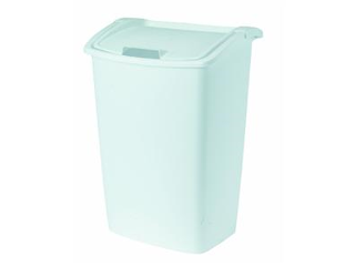 Rectangular Self Closing Wastebasket 42 Quart