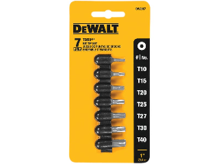 7-Piece Torx Insert Screwdriver Bit Set