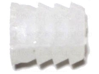 6mm-1.00 x 11mm Glue-In Nylon Dowel