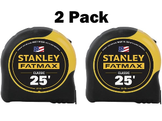 Stanley FATMAX Tape Measure (2-Pk) 1-1/4 In x  25 Ft