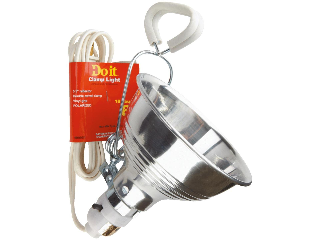 Heavy Duty Clamp Light, 5-1/2 In Reflector