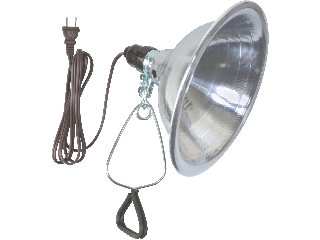 Heavy Duty Clamp Light, 8-1/2 In Reflector