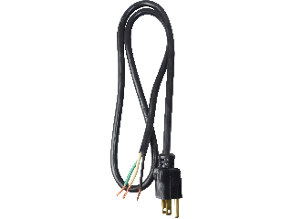 Replacement 16/3 SJTW Power Supply Cord, 3 Ft