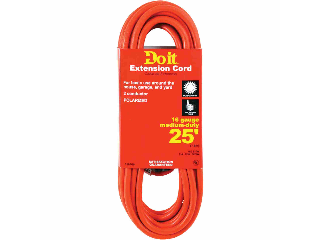 Polarized Outdoor Extension Cord 16/2, 25 Ft